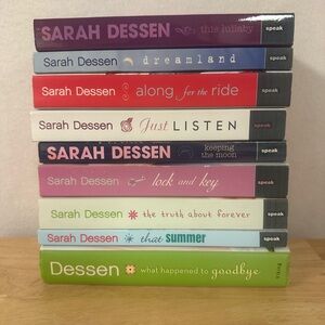 Lot Of 9 Sarah Dessen Books Dreamland, Lock, Lullaby, Summer, Listen, Moon More